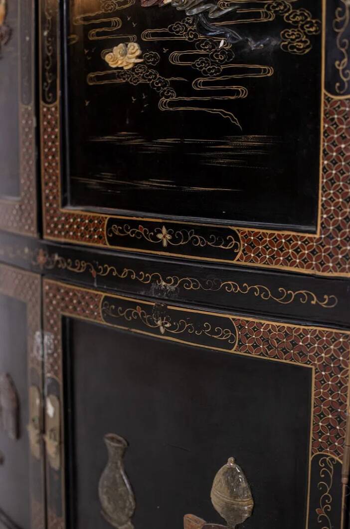 Armoire d’angle chinoise du début du XX