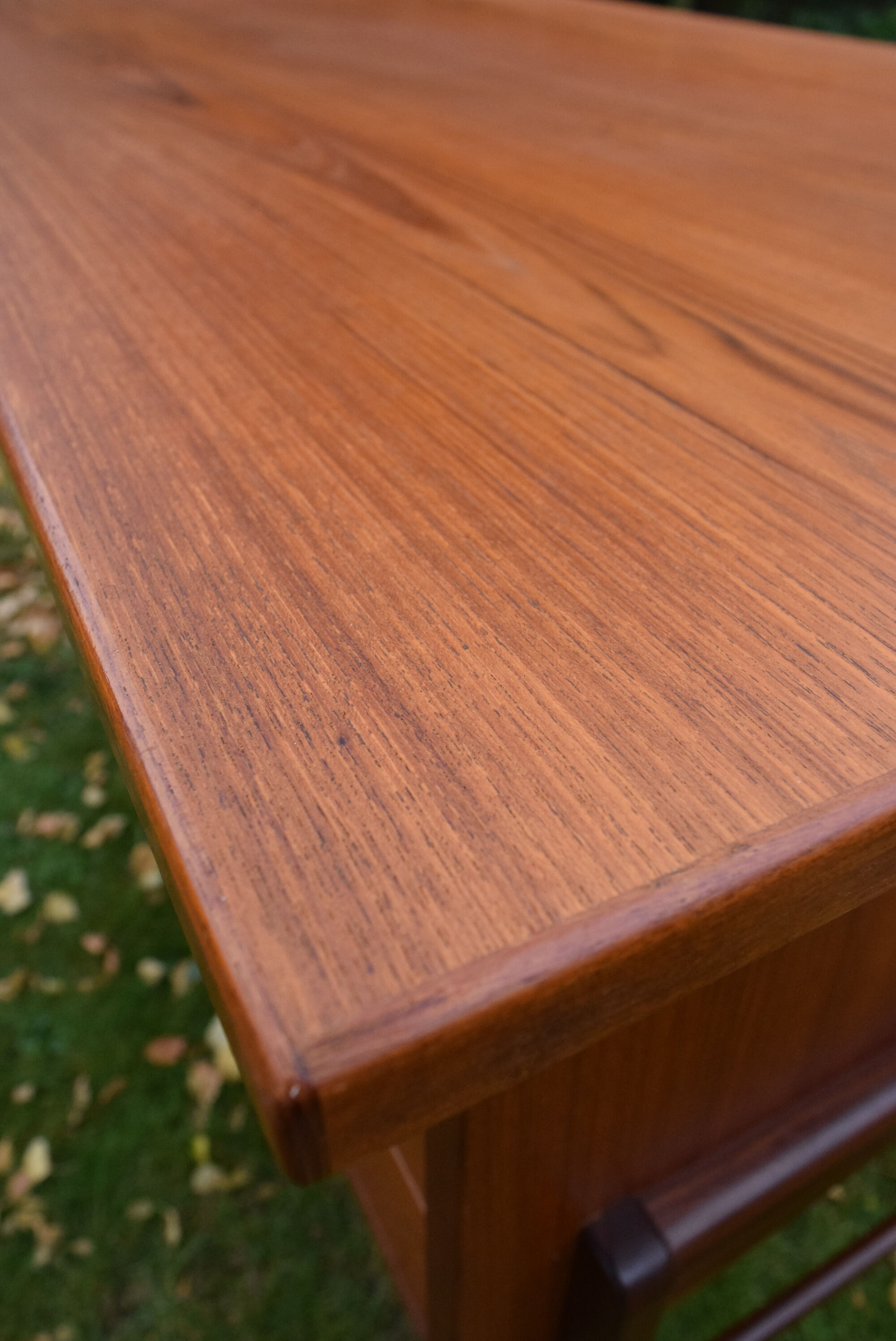 Mid-century Danish executive teak desk, 1960s