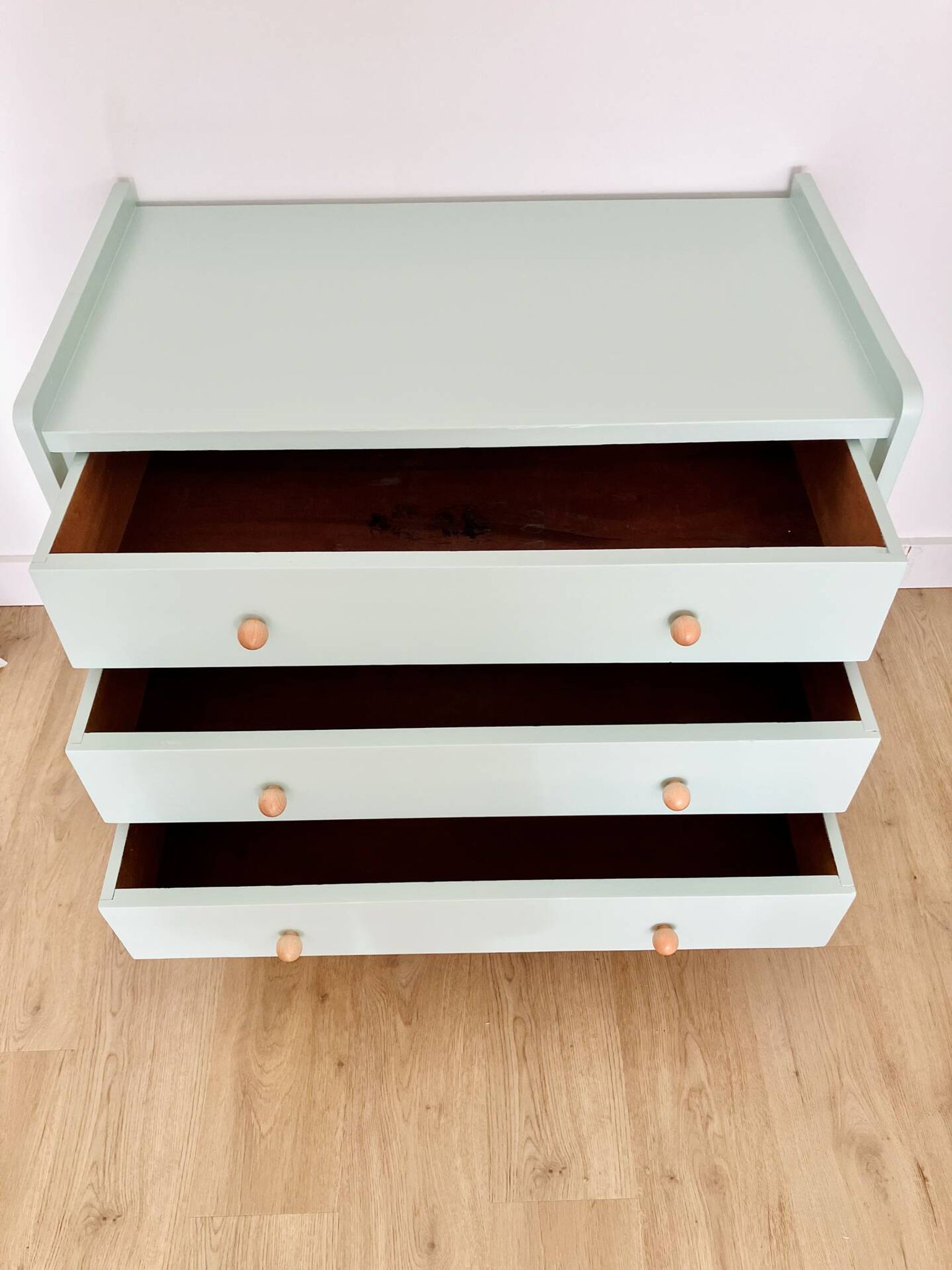 Commode vintage scandinave bois