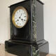 Napoleon III clock in marble and brass nineteenth century
