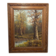 Vintage painting attributed to Alice J. Medina — Autumn Landscape — Oil