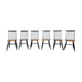 Ensemble de 6 chaises Fanett de Tapiovaara années 70