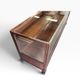 Comptoir de magasin/vitrine/présentoir vintage en bois