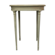 Four-foot white side table