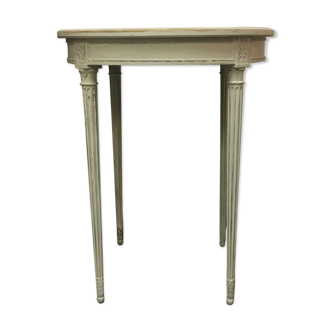 Four-foot white side table