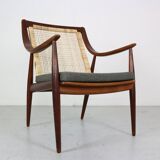 Peter Hvidt& Orla Mølgaard-Nielsen FD146 Cane Back Easy Chair, Denmark
