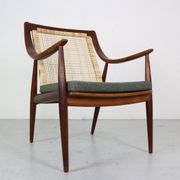 Peter Hvidt& Orla Mølgaard-Nielsen FD146 Cane Back Easy Chair, Denmark