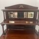 19th century Empire style mahogany serving trolley