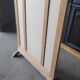 Old decorative wooden fireplace screen