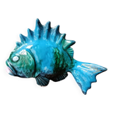 Fish in Vallauris barbotine