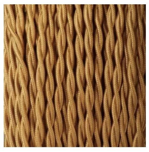 Lampe céramique, câble 2 M tissu neuf, abat-jour coton