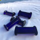 Set 6 glass knife holders