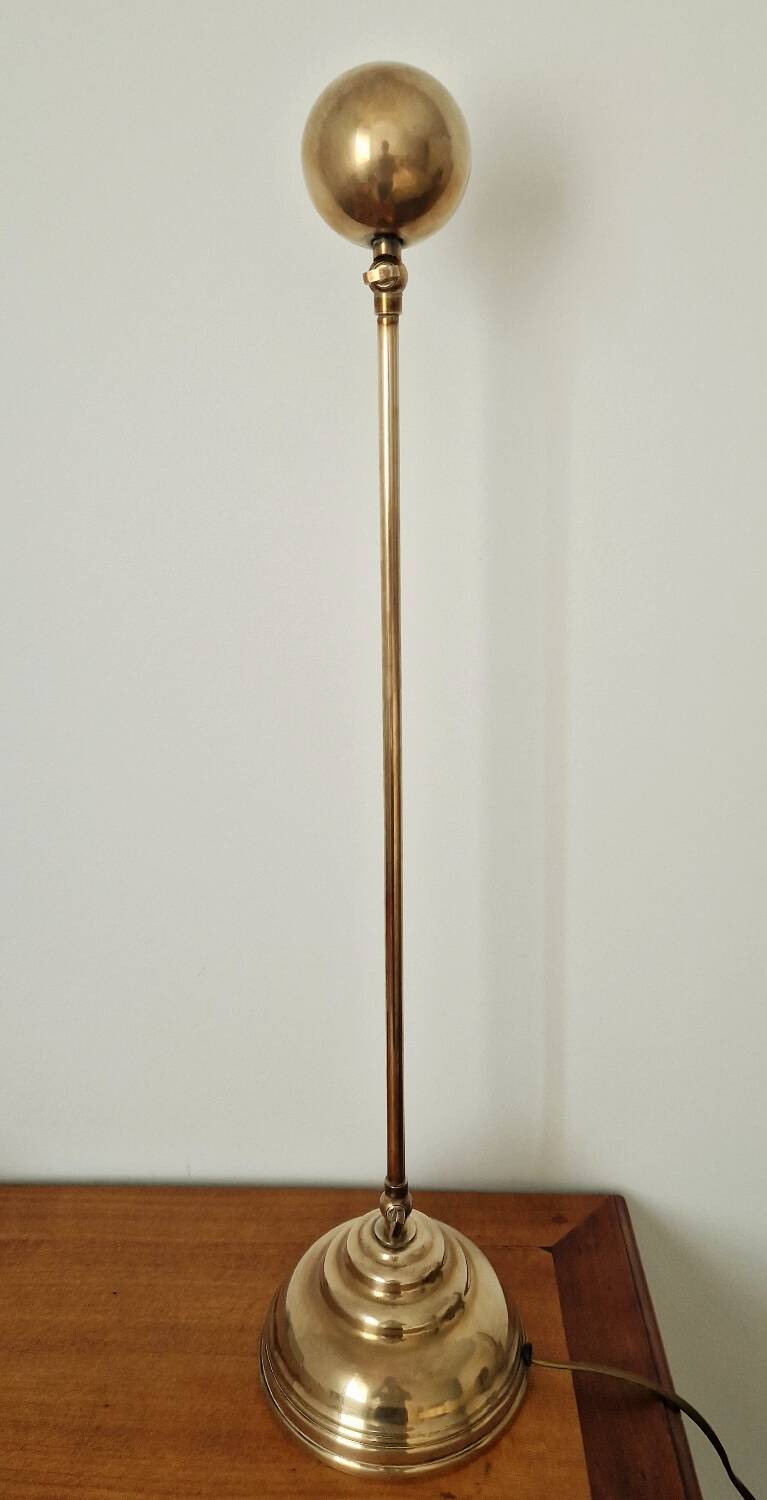 80s brass desk lamp