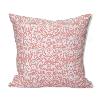 Housse de coussin Etnik blanc, rose vif - 50 x 50