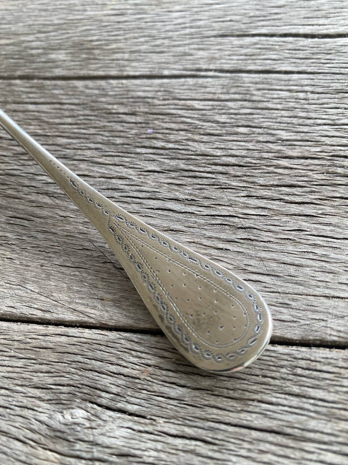 Minerva silver sugar sprinkling spoon