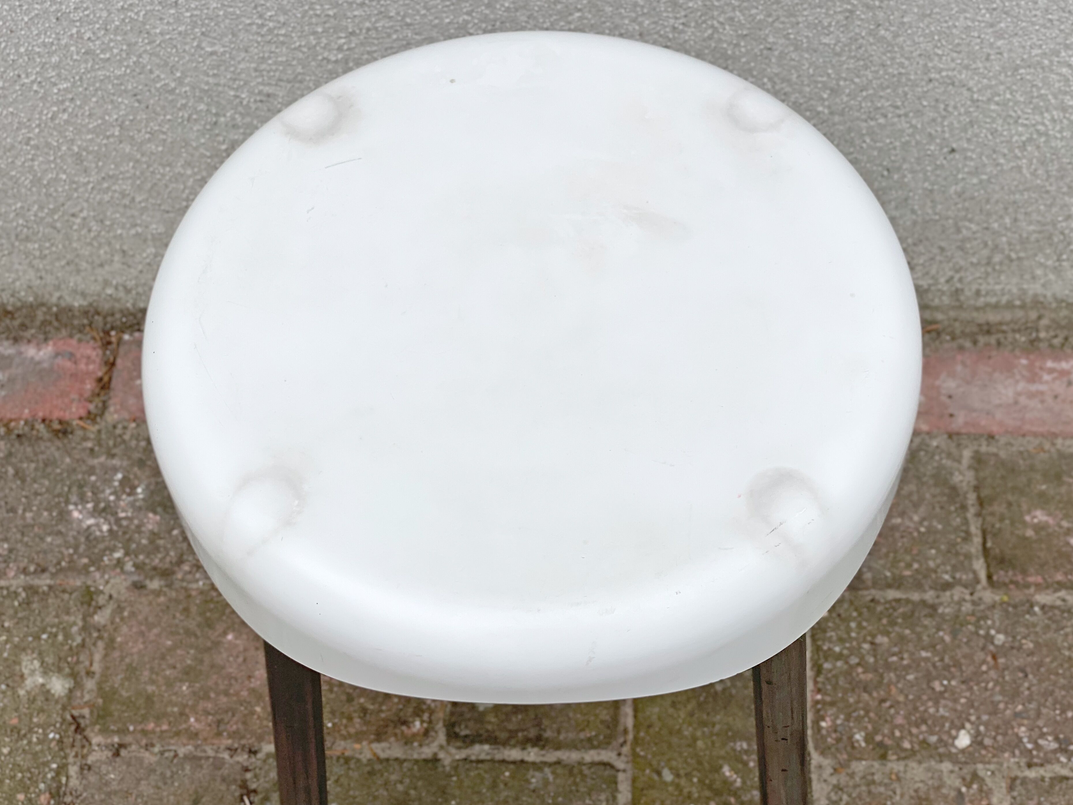Tabouret space age Brevetti Toce design italien vintage, siège en bakélite