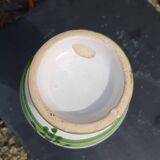 Small green ceramic vase