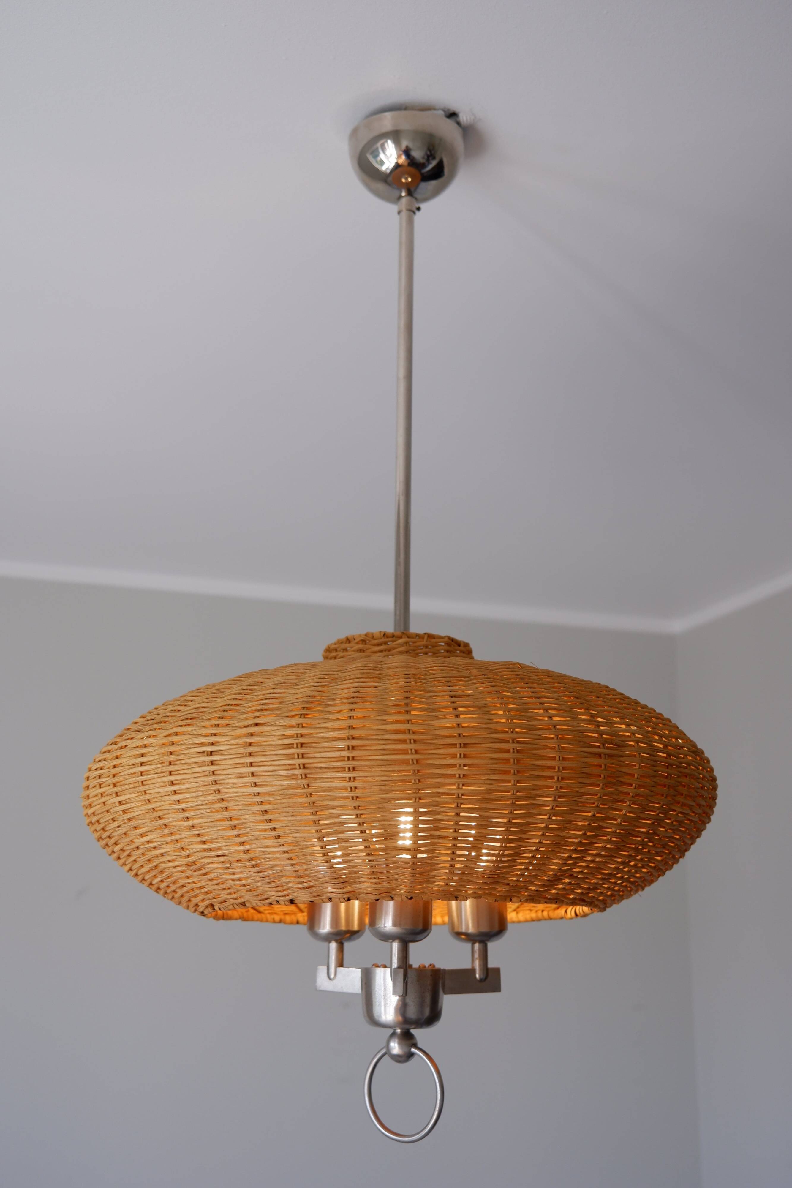 Paavo Tynell, model 1355 ceiling lamp manufactured by Taito in the 1940s
