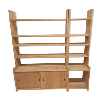 Large solid pine bookcase