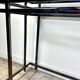 Smoked silver metal console from the 2000s.
