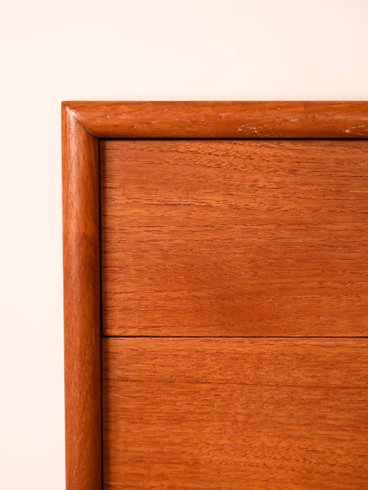 1950s teak chest of drawers