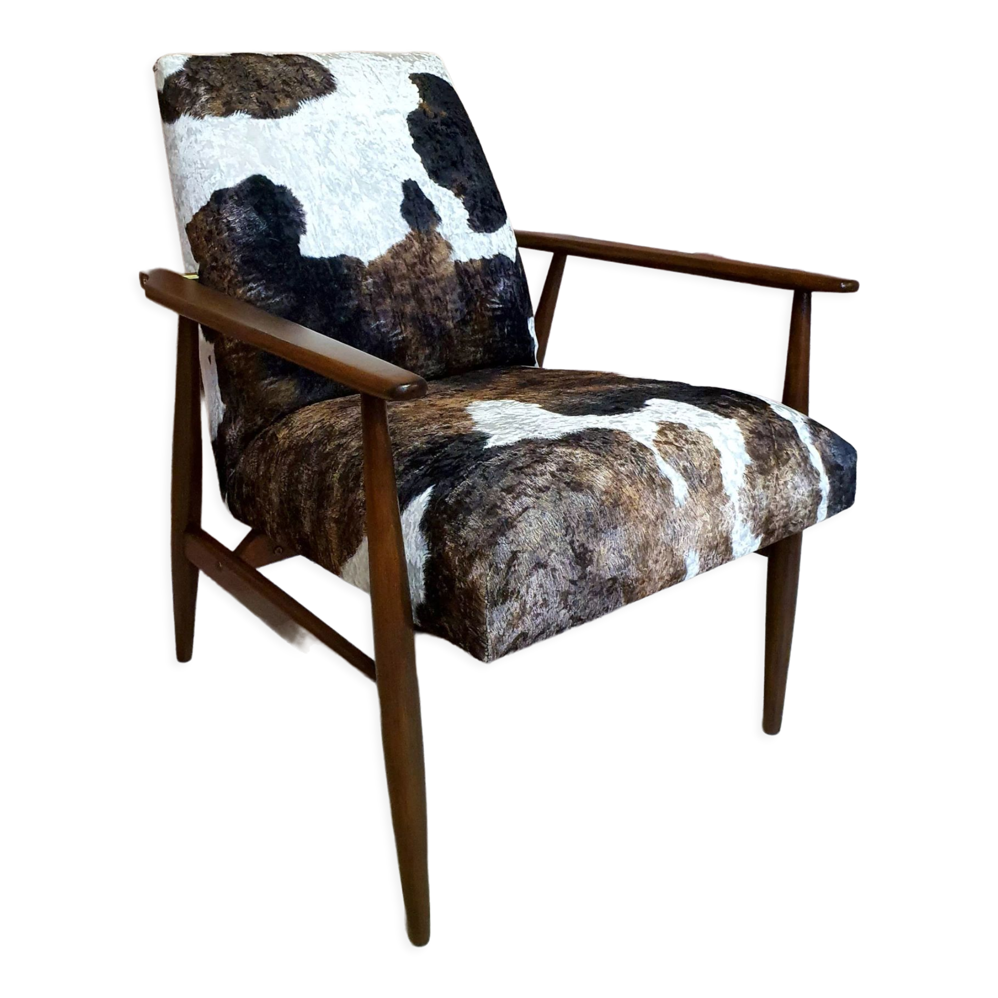 Armchair 1960s, PRL, vintage, Henryk Lis, Fox