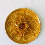 Assiette huitre en barbotine