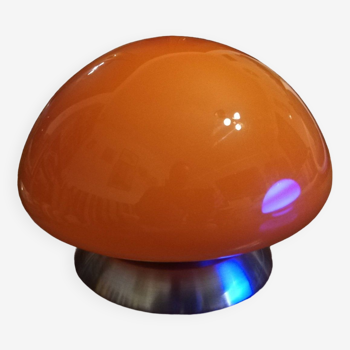 Orange touch mushroom lamp