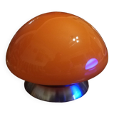 Orange touch mushroom lamp