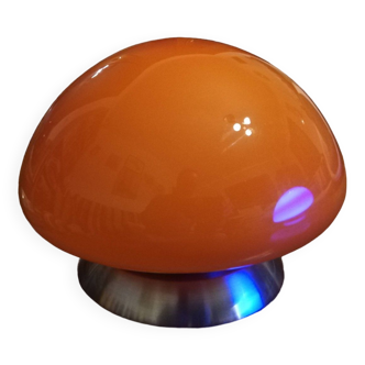Lampe champignon tactile orange