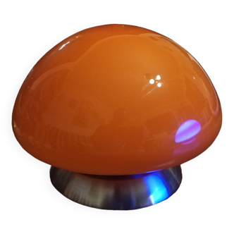 Orange touch mushroom lamp