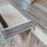 Art Nouveau Art Deco sideboard in blond walnut
