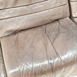 Vintage modular sofa with 4 elements from De Sede made in the 1970s