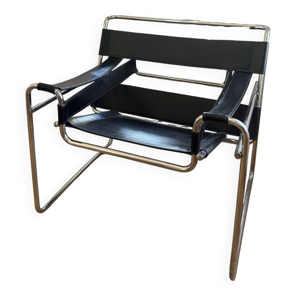 Fauteuil B3 Wassily de Marcel Breuer design 1960