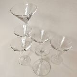 Set de six verres à martini