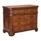 Antique baroque walnut commode, Italy, 18th century