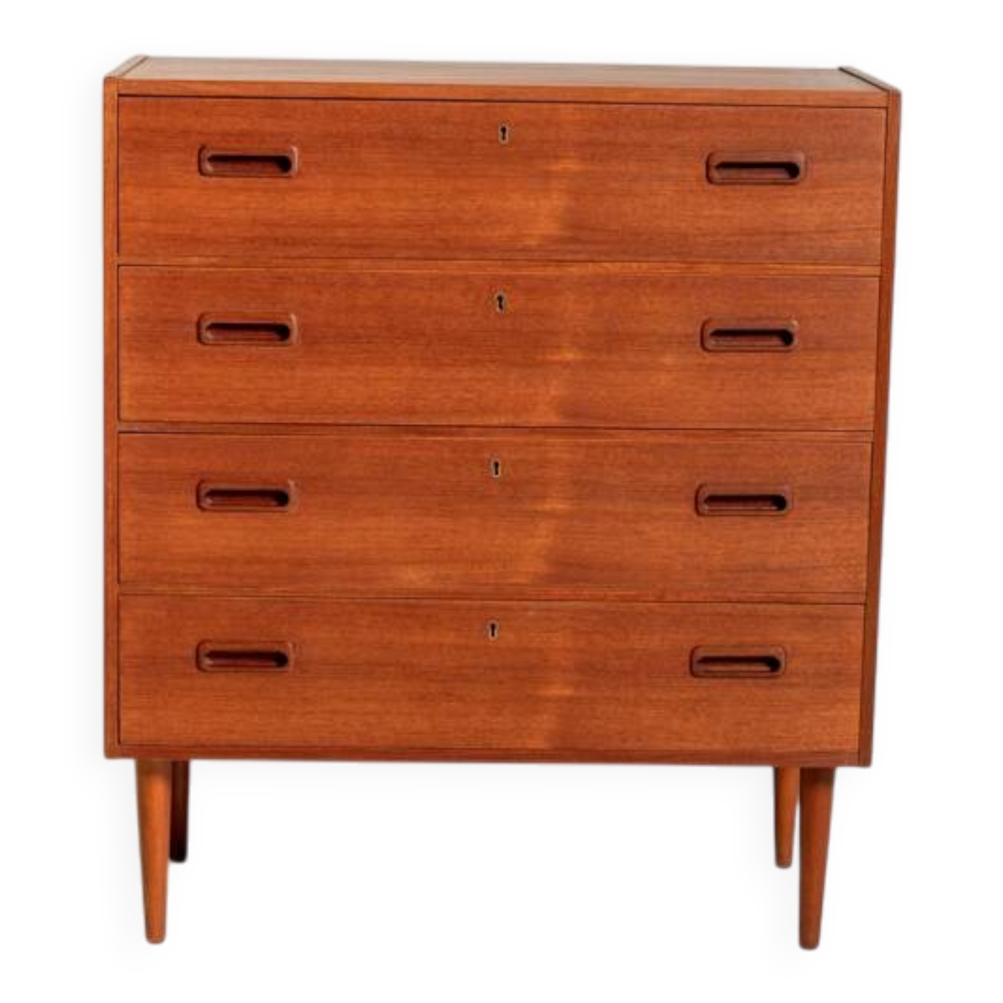 Teak Chest of Drawers, Scandinavia, 1960s