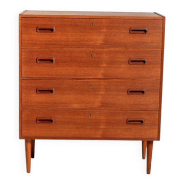 Commode en teck, Scandinavie, années 1960
