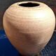 Glazed stoneware vase with a contemporary design, signed to be identified.