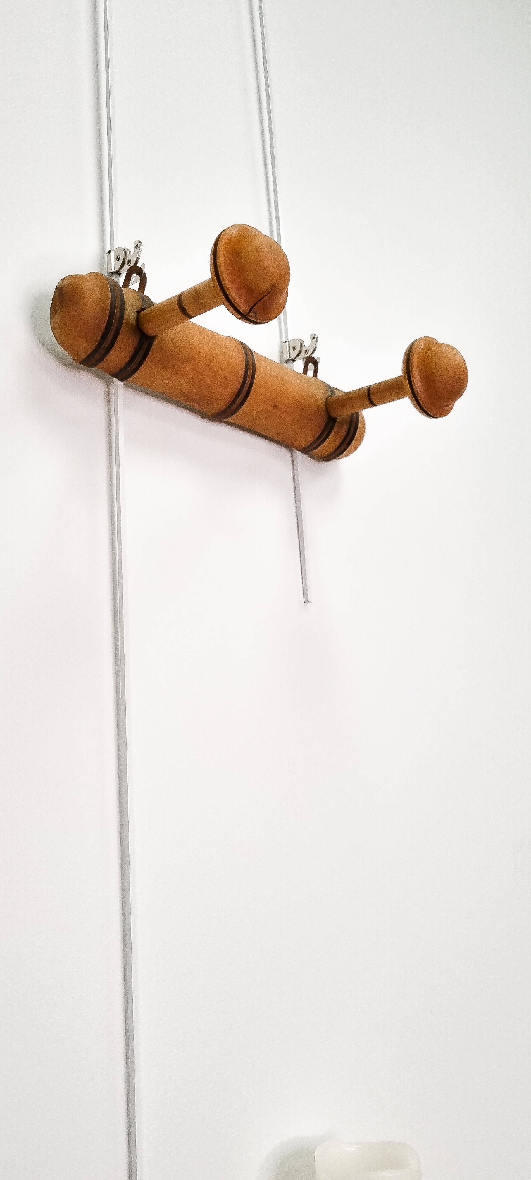 Old wooden hook / Coat rack