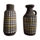 Duo de vases 70's en céramique