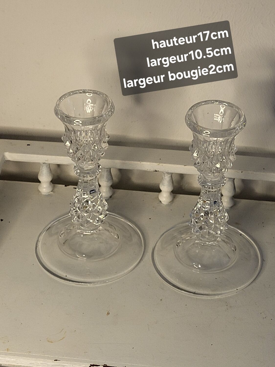 Vintage candlesticks