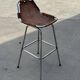 Tabouret de bar vintage Dal Vera sélectionné par Charlotte Perriand design 'Les Arcs'