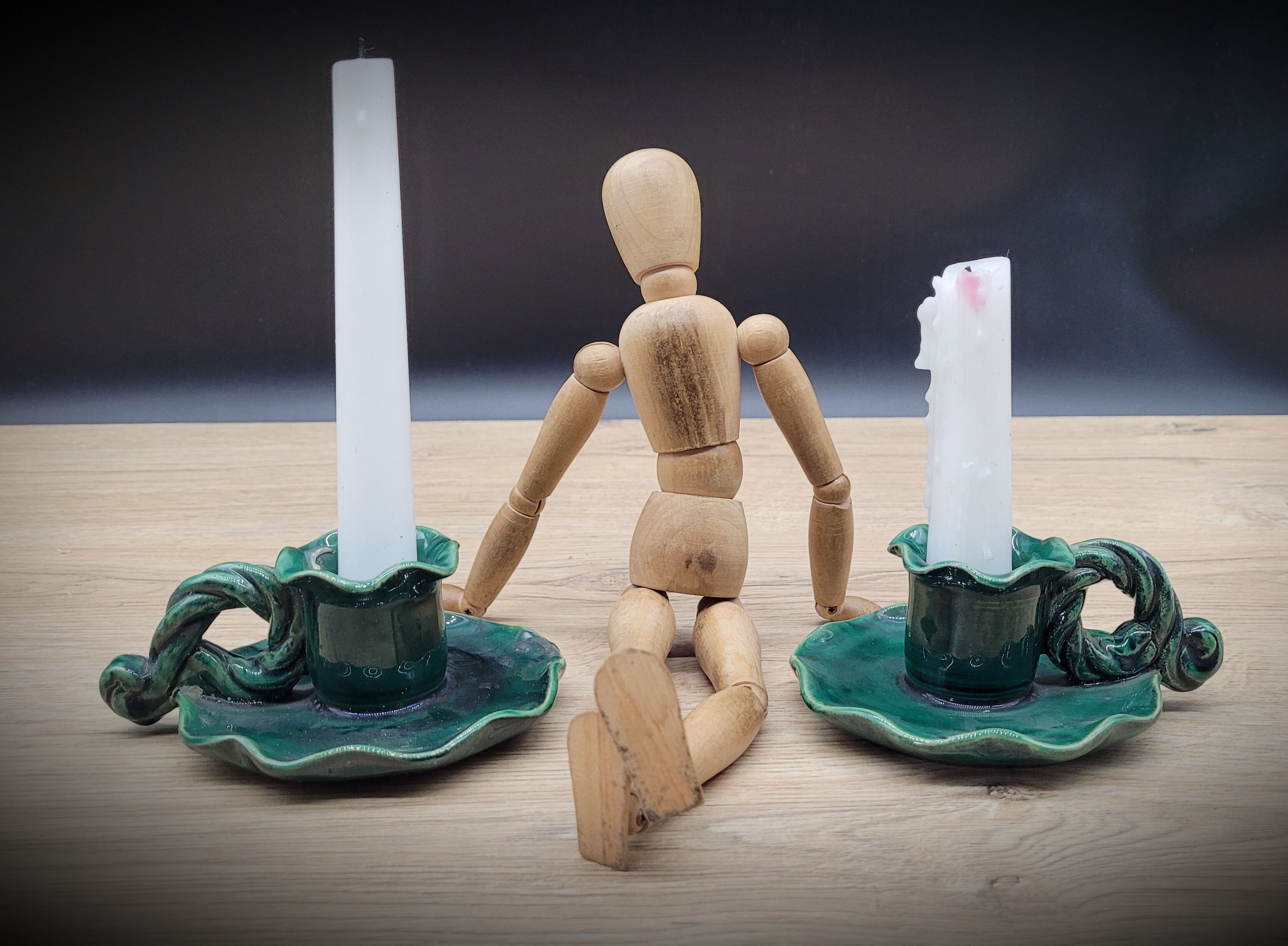 Duo slurry candlesticks