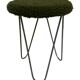 Vintage stool with hairpin legs small stool 60's