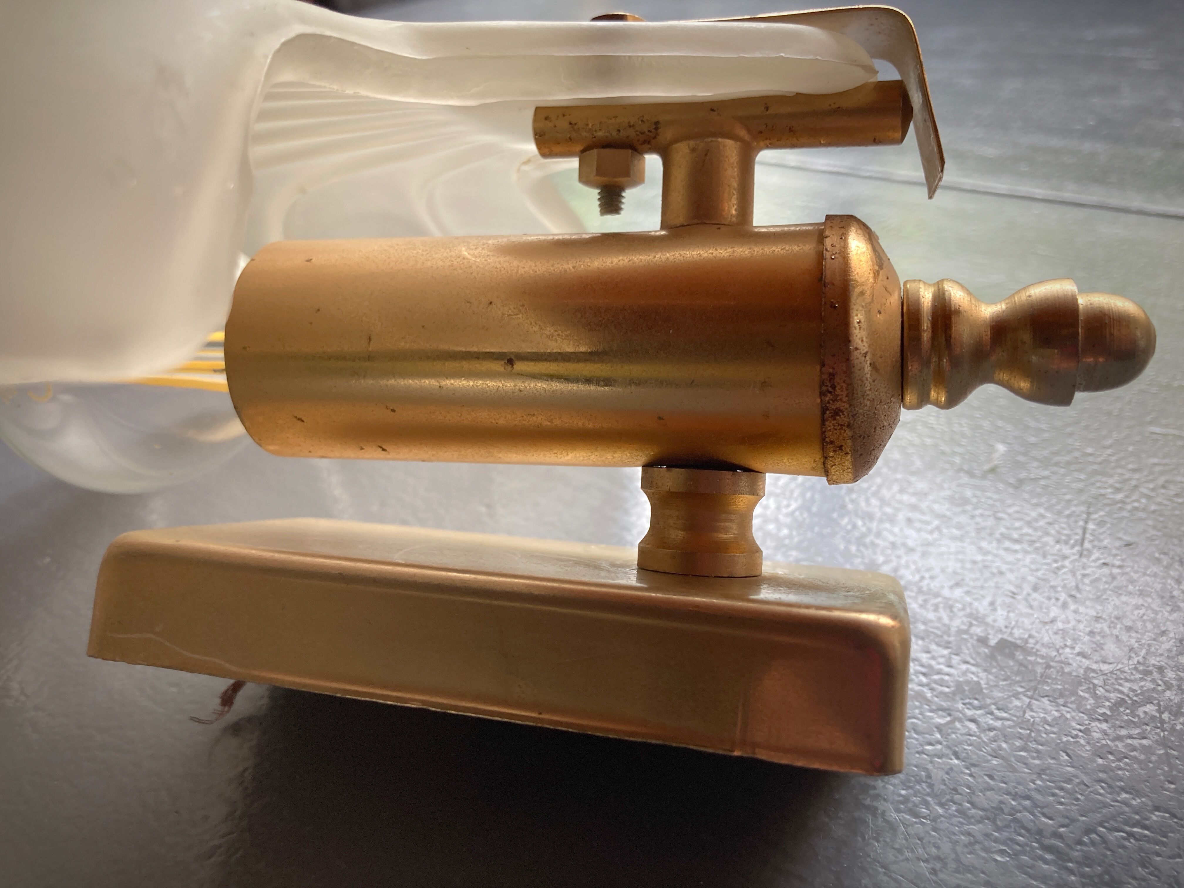 Frosted glass shell wall lamps