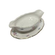 Art Deco gravy boat from Tielsch / Walbrzych, Poland, 1950s