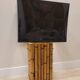 Natural bamboo lamp, 70's – Italia