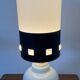 Lampe vintage en opaline