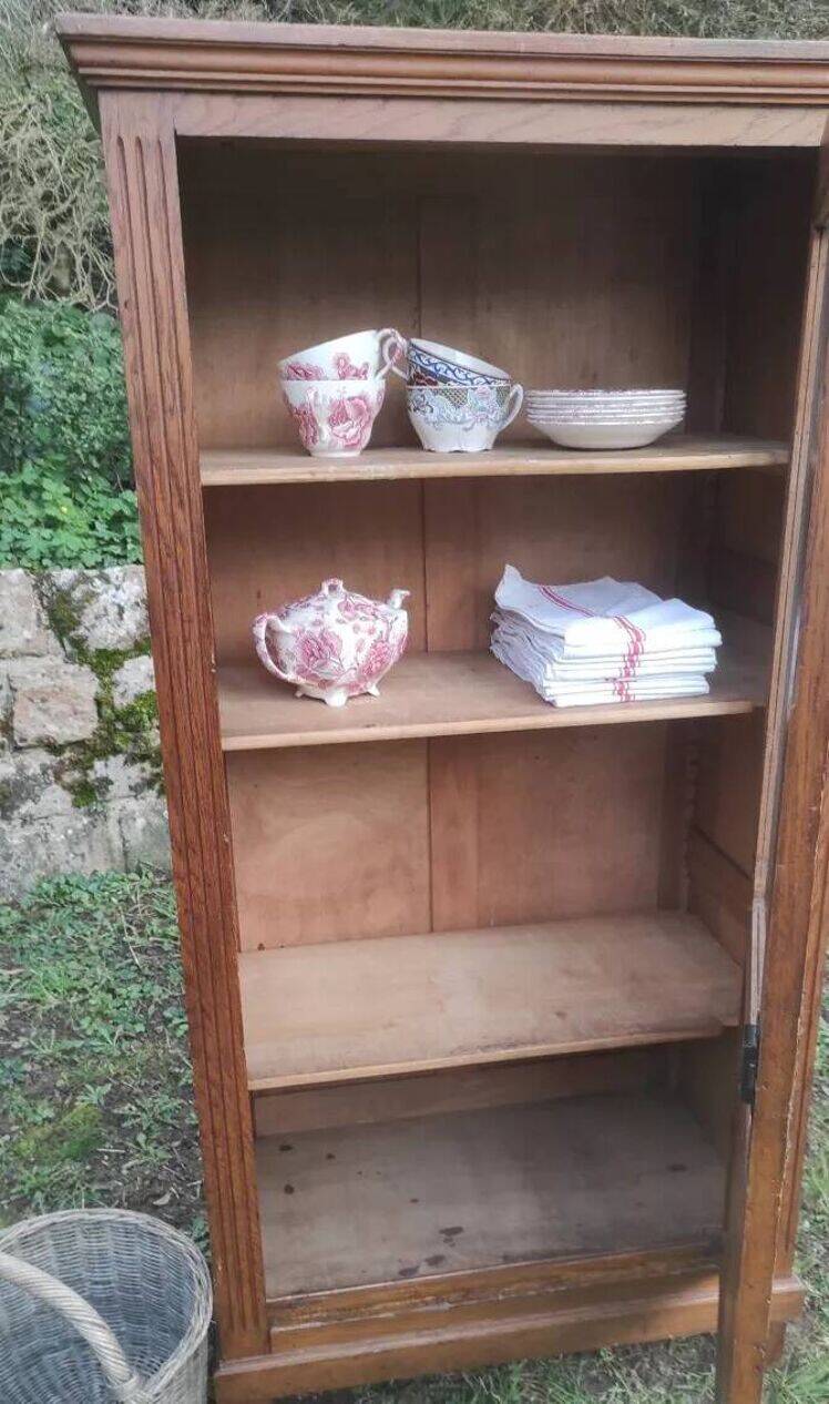 Glass-fronted Parisian wardrobe